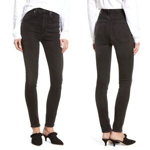 Citizens Of Humanity Chrissy Uber High Rise Skinny 24 Darkness Washed Bl…‎
